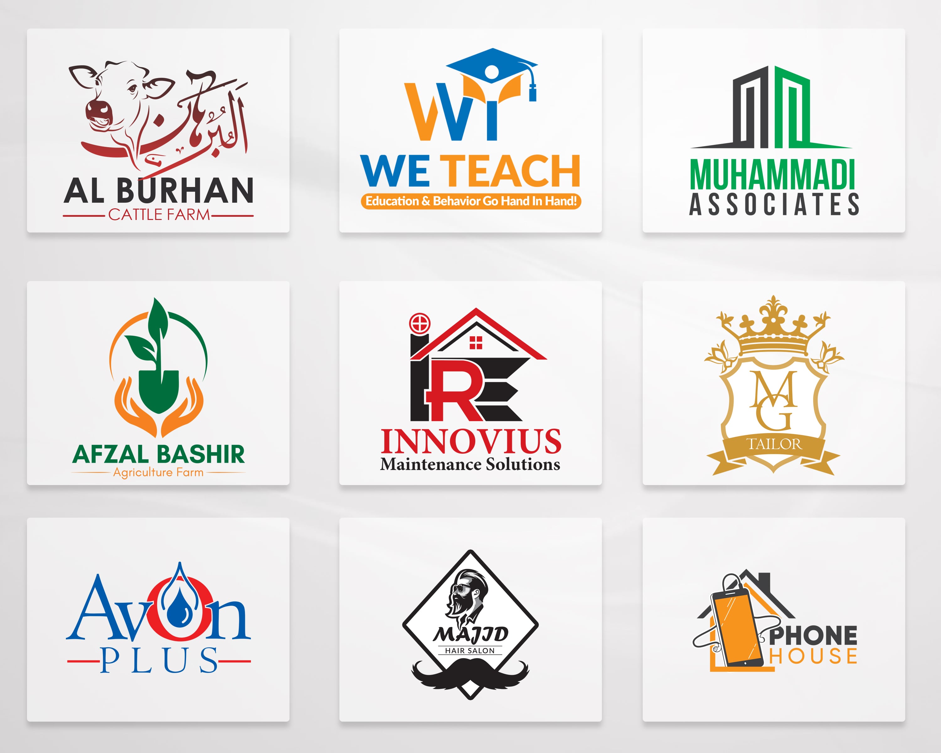 Modern logo design Berlin creative branding example 2026
