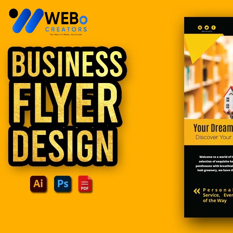Creative Flyer Design for Moving Company in Berlin | Flyer for Removals Services